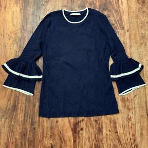 NWOT Frame Double Bell Sleeve Sweater